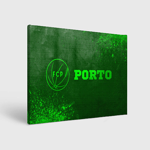 Картина прямоугольная Porto - green gradient по-горизонтали / 3D-принт – фото 1