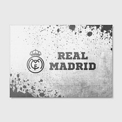 Холст прямоугольный Real Madrid - white gradient по-горизонтали, цвет: 3D-принт — фото 2