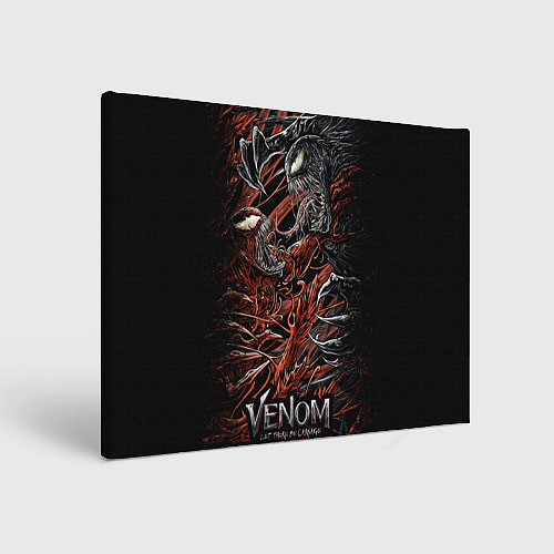 Картина прямоугольная Venom vs Carnage / 3D-принт – фото 1