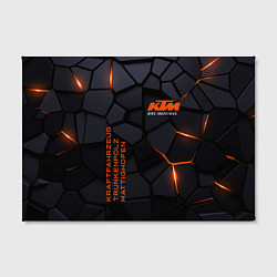 Холст прямоугольный KTM - плиты с эффектом свечения, цвет: 3D-принт — фото 2