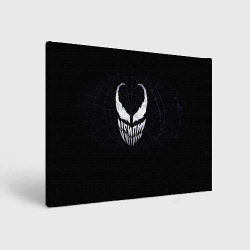 Картина прямоугольная Venom face - logo / 3D-принт – фото 1