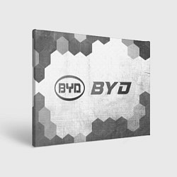 Картина прямоугольная BYD - white gradient по-горизонтали