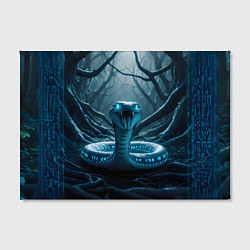 Холст прямоугольный Цифровая змея, цвет: 3D-принт — фото 2