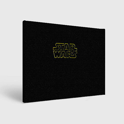 Картина прямоугольная Logo - Star Wars / 3D-принт – фото 1