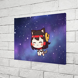 Холст прямоугольный Сонная куроми, цвет: 3D-принт — фото 2