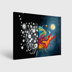 Картина прямоугольная Креативный мозг