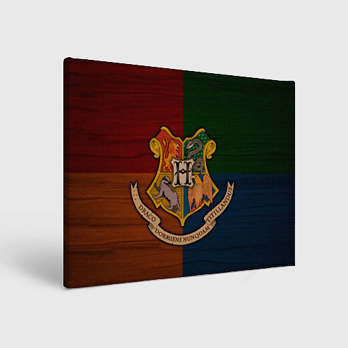 Картина прямоугольная Hogwarts emblem / 3D-принт – фото 1