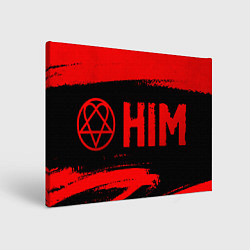 Картина прямоугольная HIM - red gradient по-горизонтали