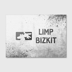 Холст прямоугольный Limp Bizkit - white gradient по-горизонтали, цвет: 3D-принт — фото 2