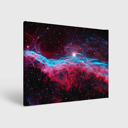Картина прямоугольная Uy scuti star - neon space / 3D-принт – фото 1