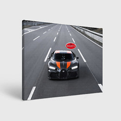 Холст прямоугольный Bugatti - лучший среди равных, цвет: 3D-принт