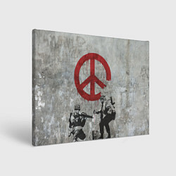 Картина прямоугольная Banksy - peace