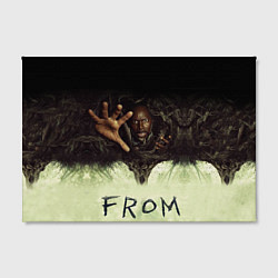 Холст прямоугольный Извне сериал ужастик, цвет: 3D-принт — фото 2