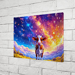 Холст прямоугольный Коровка и звездное небо, цвет: 3D-принт — фото 2