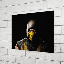 Холст прямоугольный Mortal kombat Scorpion - кто следующий, цвет: 3D-принт — фото 2