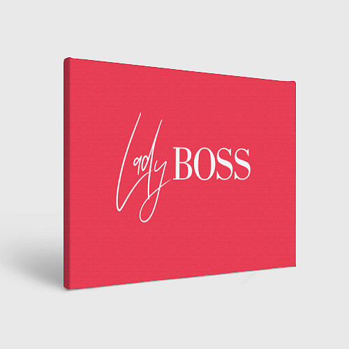 Картина прямоугольная Леди босс - главная в парне / 3D-принт – фото 1