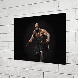 Холст прямоугольный Mortal kombat - baraka, цвет: 3D-принт — фото 2