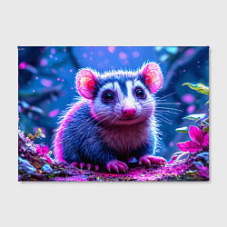 Холст прямоугольный Малыш опоссум, цвет: 3D-принт — фото 2