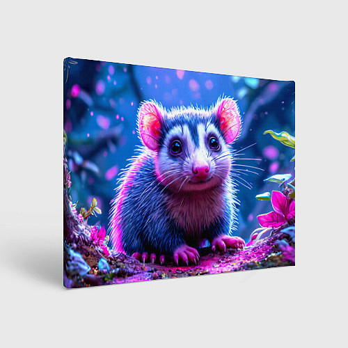 Картина прямоугольная Малыш опоссум / 3D-принт – фото 1