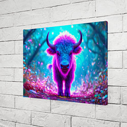 Холст прямоугольный Белый буйвол, цвет: 3D-принт — фото 2