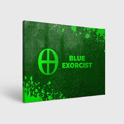 Картина прямоугольная Blue Exorcist - green gradient по-горизонтали / 3D-принт – фото 1