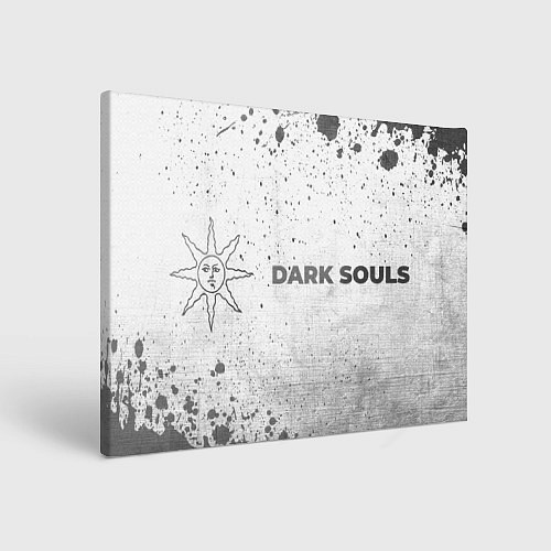 Картина прямоугольная Dark Souls - white gradient по-горизонтали / 3D-принт – фото 1