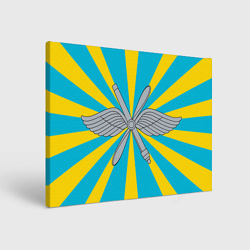 Картина прямоугольная Военно-воздушные силы: флаг / 3D-принт – фото 1