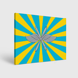 Холст прямоугольный Военно-воздушные силы: флаг, цвет: 3D-принт