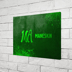 Холст прямоугольный Maneskin - green gradient по-горизонтали, цвет: 3D-принт — фото 2