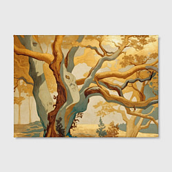 Холст прямоугольный Дерево в японском стиле, цвет: 3D-принт — фото 2