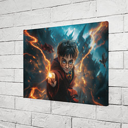 Холст прямоугольный Гарри Поттер - магия, цвет: 3D-принт — фото 2