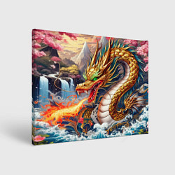 Картина прямоугольная Dragon tattoo - irezumi