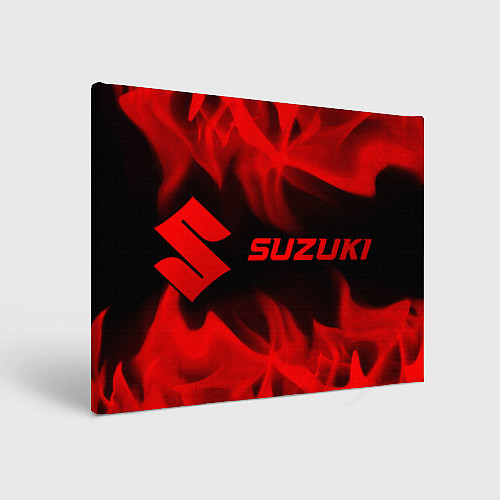Картина прямоугольная Suzuki - red gradient по-горизонтали / 3D-принт – фото 1