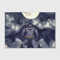Холст прямоугольный Бэтмен и полнолуние, цвет: 3D-принт — фото 2