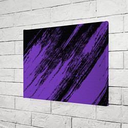 Холст прямоугольный The color is purple and black, цвет: 3D-принт — фото 2