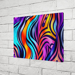 Холст прямоугольный Разноцветный животный паттерн, цвет: 3D-принт — фото 2