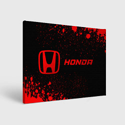 Картина прямоугольная Honda - red gradient по-горизонтали