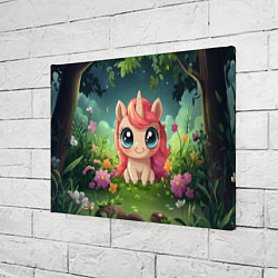 Холст прямоугольный Рыжая единорожка, цвет: 3D-принт — фото 2