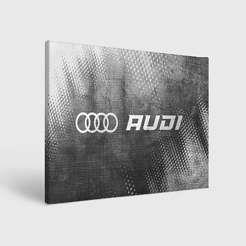 Картина прямоугольная Audi - grey gradient по-горизонтали / 3D-принт – фото 1