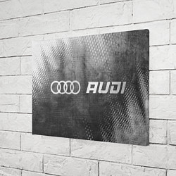 Холст прямоугольный Audi - grey gradient по-горизонтали, цвет: 3D-принт — фото 2