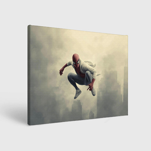 Картина прямоугольная Человек паук в прыжке / 3D-принт – фото 1