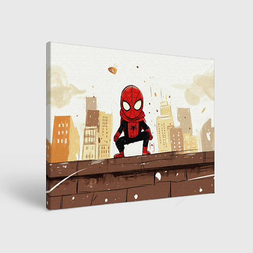 Картина прямоугольная Мини человек-паук / 3D-принт – фото 1