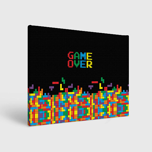 Картина прямоугольная Game over / 3D-принт – фото 1