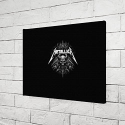 Холст прямоугольный The horned skull - Metallica, цвет: 3D-принт — фото 2