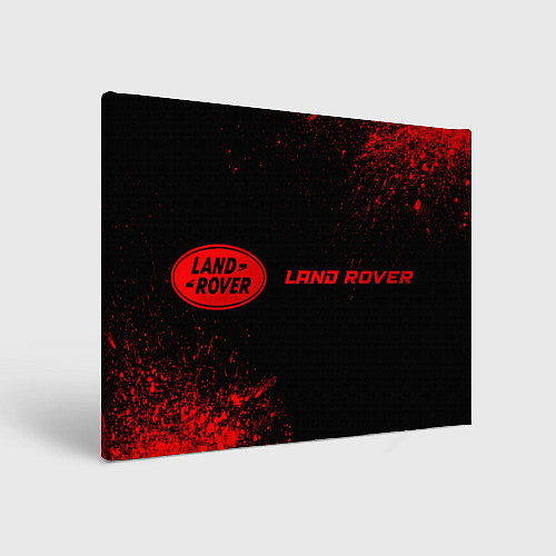 Картина прямоугольная Land Rover - red gradient по-горизонтали / 3D-принт – фото 1
