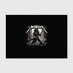Холст прямоугольный Metallica - guitar solo, цвет: 3D-принт — фото 2