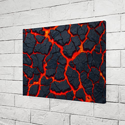 Холст прямоугольный Текущая в породе лава, цвет: 3D-принт — фото 2