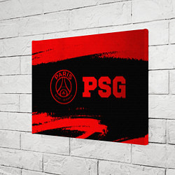 Холст прямоугольный PSG - red gradient по-горизонтали, цвет: 3D-принт — фото 2