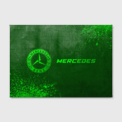 Холст прямоугольный Mercedes - green gradient по-горизонтали, цвет: 3D-принт — фото 2