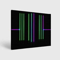 Картина прямоугольная Neon stripes